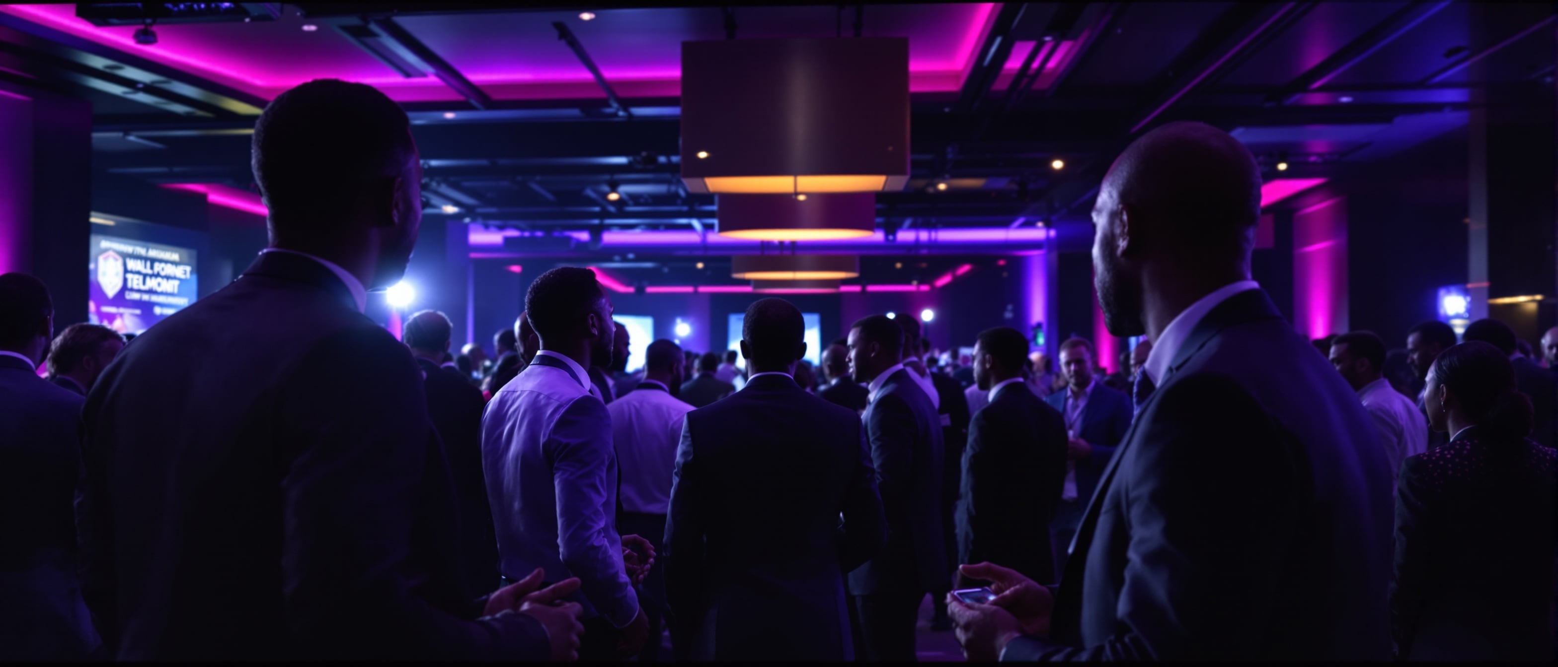 Investors networking at technology summit